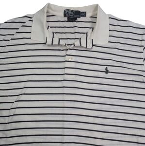 Polo By Ralph Lauren Golf Fit Polo Shirt, 100% Cotton, Stripes, Men's XL